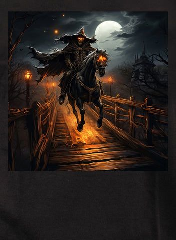 The Legend of Sleepy Hollow - The Headless Horseman on the bridge Kids T-Shirt