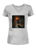 The Legend of Sleepy Hollow - The Headless Horseman Juniors V Neck T-Shirt