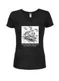 The Little Engine That Proved the Existence of Reality Juniors V Neck T-Shirt