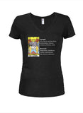 The Lovers Tarot Card Meaning Juniors V Neck T-Shirt