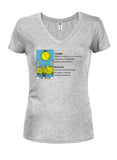 The Moon Tarot Card Meaning Juniors V Neck T-Shirt