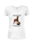 The Most Important Thing that Scooby Doo taught us Juniors V Neck T-Shirt
