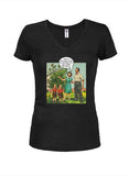 These berries will be perfect for my toilet Sangria Juniors V Neck T-Shirt