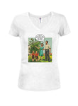 These berries will be perfect for my toilet Sangria Juniors V Neck T-Shirt