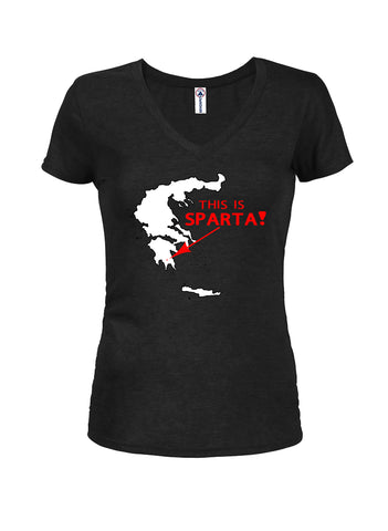 This is Sparta Juniors V Neck T-Shirt