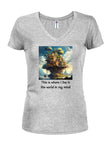 This is where I live in the world in my mind T-Shirt
