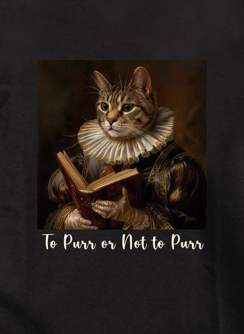 To Purr or Not to Purr Kids T-Shirt