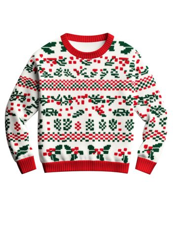 Ugly Sweater Holly Branch T-Shirt