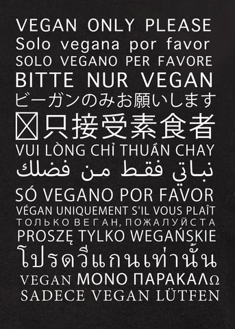 Vegan Only Languages T-Shirt