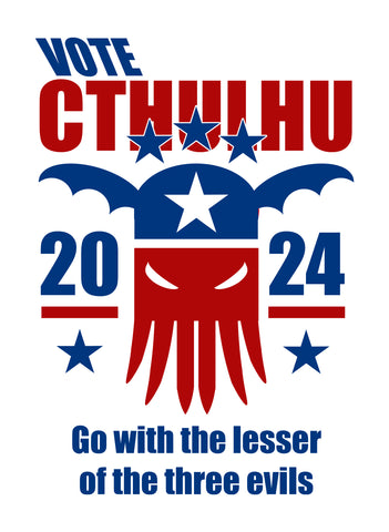 Vote Cthulhu 2024 Kids T-Shirt