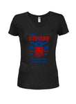 Vote Cthulhu 2024 Camiseta con cuello en V para jóvenes