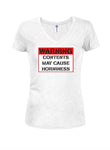 T-shirt Avertissement : le contenu peut provoquer une excitation