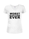 Worst Election Ever Juniors V Neck T-Shirt