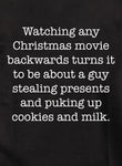 Watching any Christmas movie backwards Kids T-Shirt