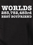 Worlds 283,752,483rd Best Boyfriend Kids T-Shirt