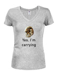 Yes, I’m carrying Xenomorph Juniors V Neck T-Shirt