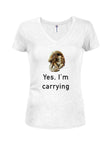 Yes, I’m carrying Xenomorph Juniors V Neck T-Shirt