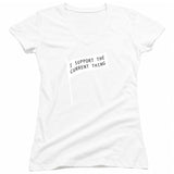 I Support the Current Thing Juniors White