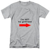 I'm Not His Girlfriend Heather Grey T-Shirt