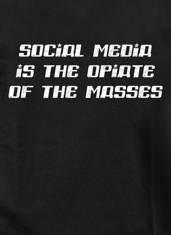 Social Media is the Opiate of the Masses Kids T-Shirt