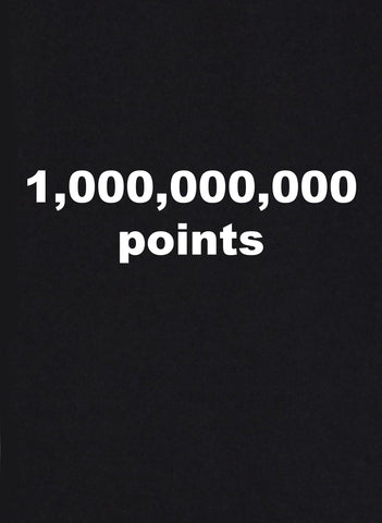1,000,000,000 Points Kids T-Shirt