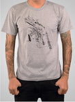 Camiseta esquemática de pistola de 1911