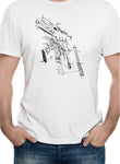 Camiseta esquemática de pistola de 1911