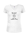 This is not my 20 Sided Die Juniors V Neck T-Shirt