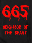 665 Neighbor of the Beast T-Shirt - Five Dollar Tee Shirts