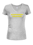 ACHIEVEMENT UNLOCKED Juniors V Neck T-Shirt