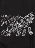 Camiseta esquemática AK-47