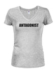 ANTAGONIST Camiseta con cuello en V para jóvenes