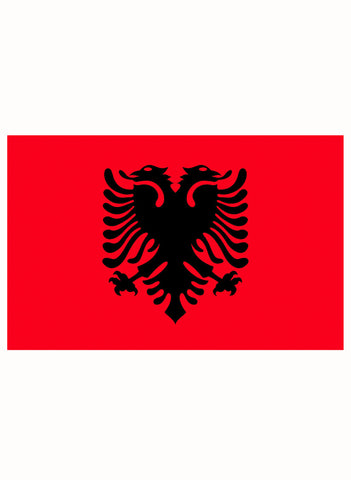 T-shirt drapeau de l'Albanie