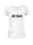 All Skill Juniors V Neck T-Shirt