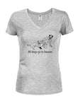 Tous les chiens vont au paradis T-shirt col en V Juniors