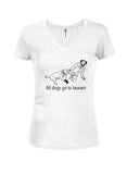 Tous les chiens vont au paradis T-shirt col en V Juniors