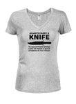 T-shirt Ayez toujours un couteau avec vous