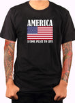 T-shirt Amérique, un endroit cool où vivre
