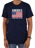 América un lugar fresco para vivir camiseta