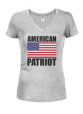 American Patriot Juniors T-shirt à col en V