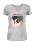 Anime - Love Sucks - Camiseta con cuello en V para jóvenes