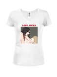 Anime - Love Sucks - Camiseta con cuello en V para jóvenes