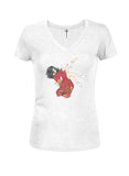 Anime - Falling Juniors V Neck T-Shirt