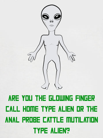 Êtes-vous le doigt rougeoyant appelez à la maison le type extraterrestre T-Shirt