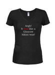 Argh ! Ça brûle comme une cire de bikini de Glasgow ! T-shirt col V junior