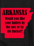Arkansas : Souhaitez-vous vos balles par boîte ou par seau ? T-shirt