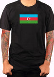 Camiseta de la bandera de Azerbaiyán