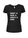 T-shirt BBBY &amp; NOK &amp; AMCX &amp; GME