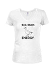 BIG DUCK ENERGY T-shirt col V junior