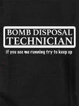 T-shirt de technicien en déminage